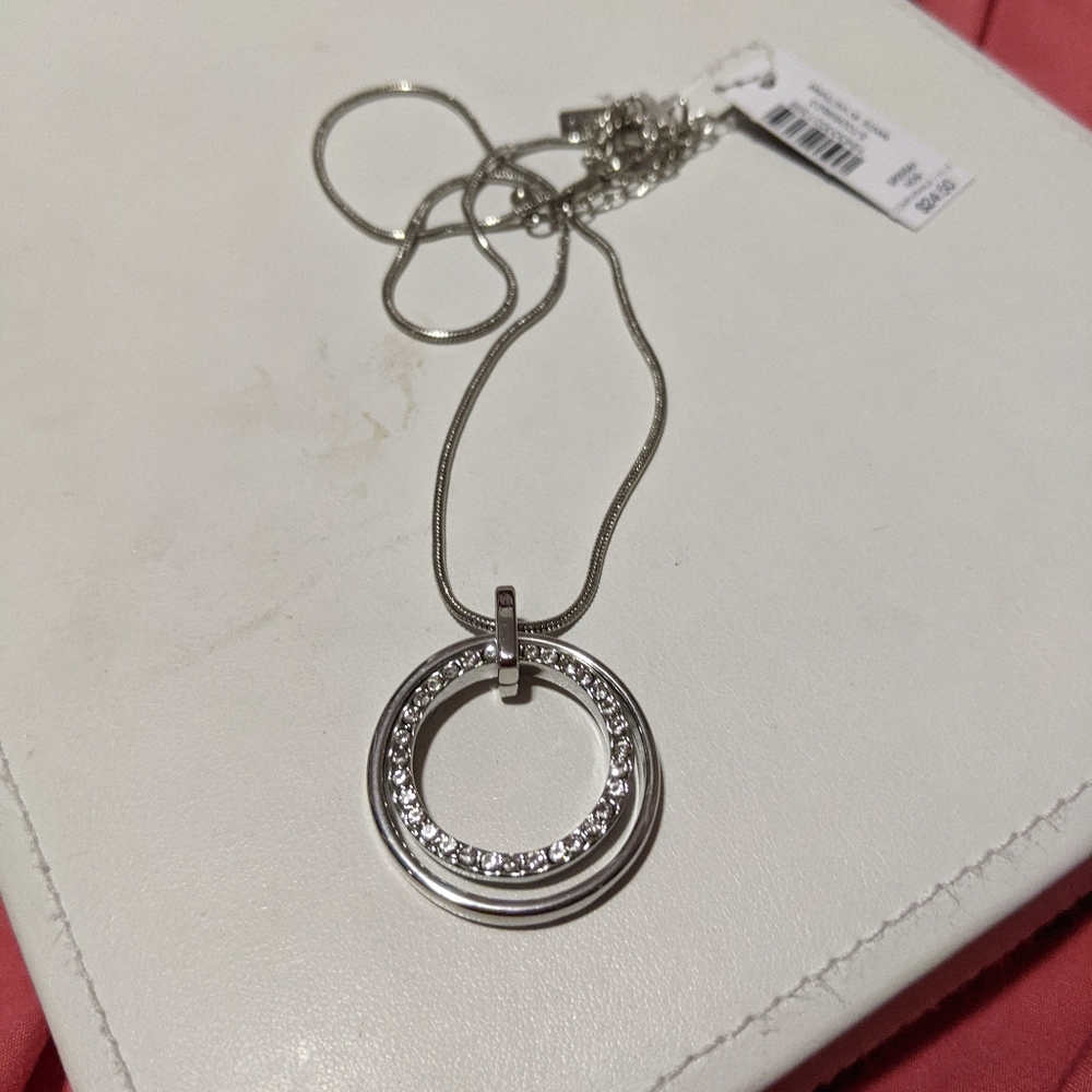 Silver Circle Necklace